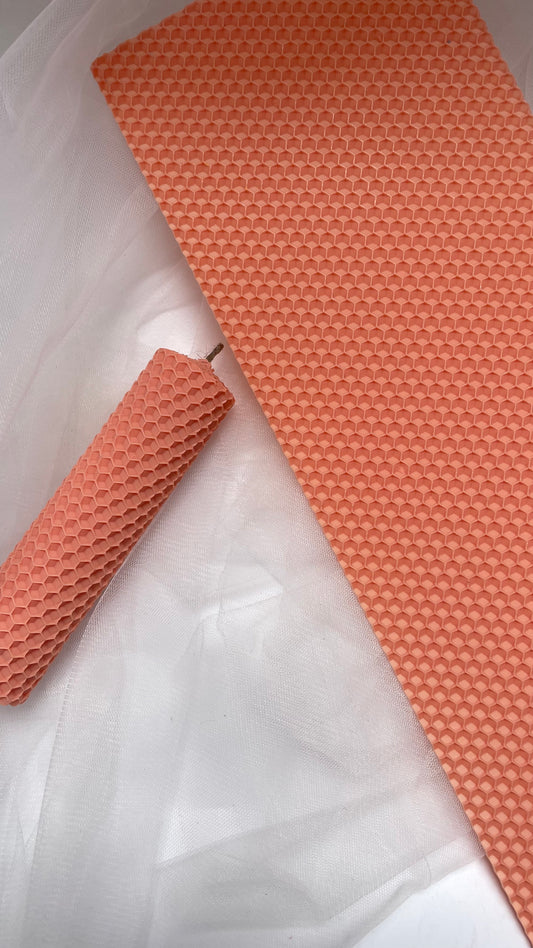Peach-colored Wax Sheets