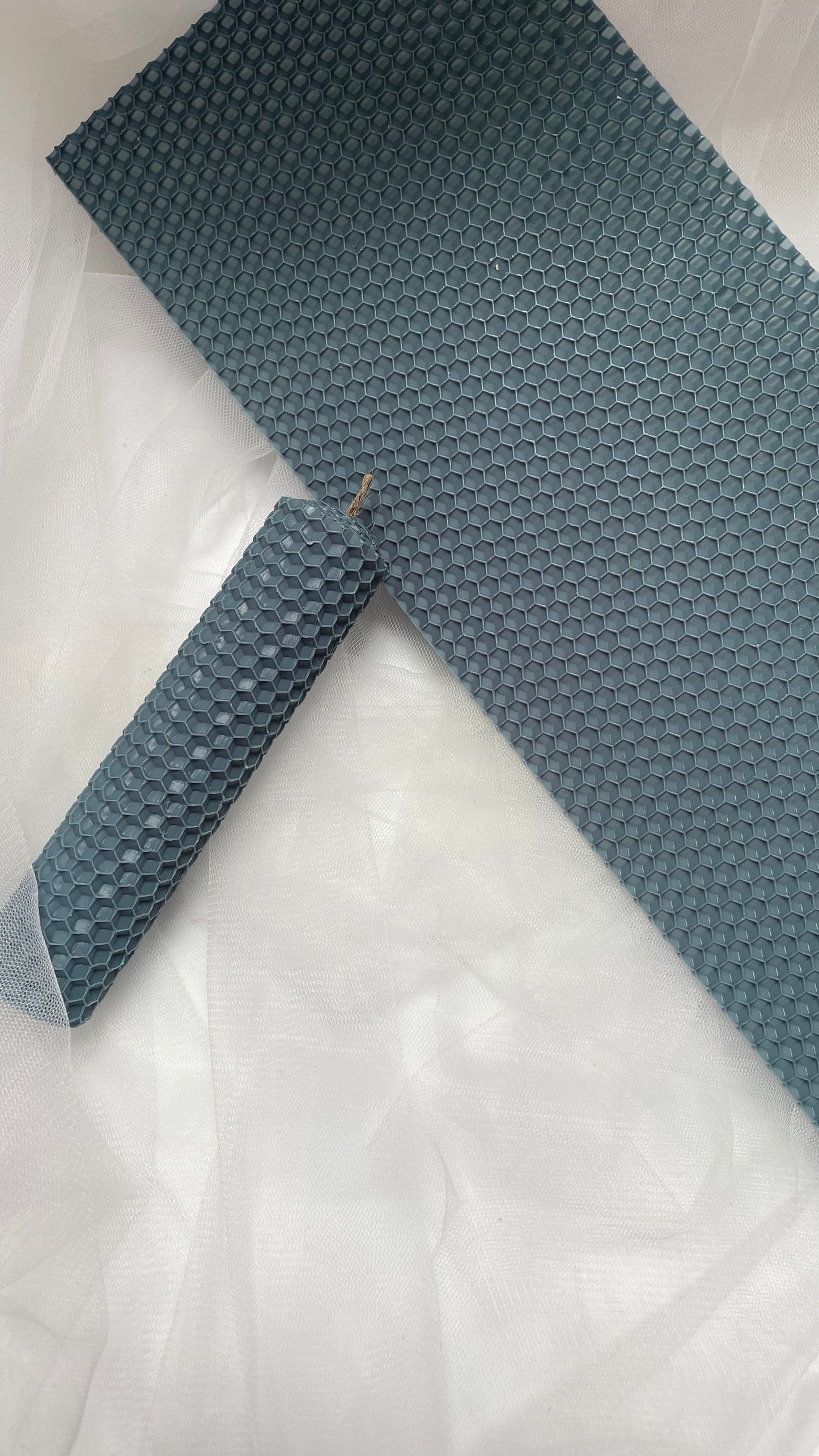 Steel Blue Colored Wax Sheets