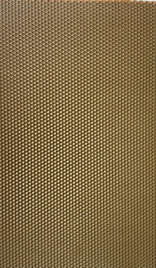 Chocolate-colored wax sheets