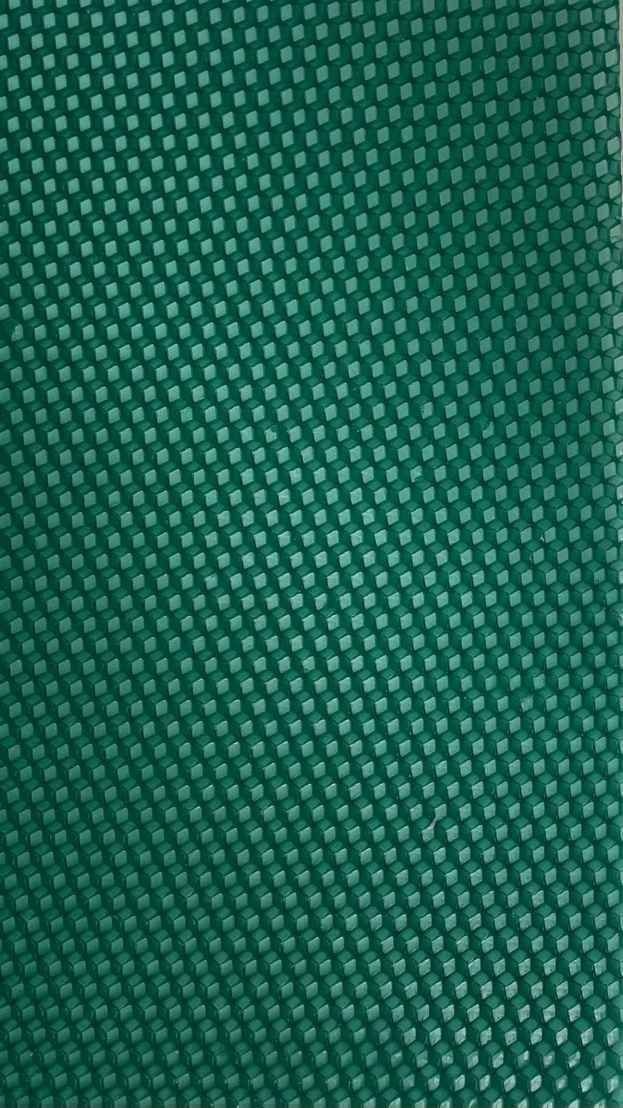 Emerald colored wax sheets