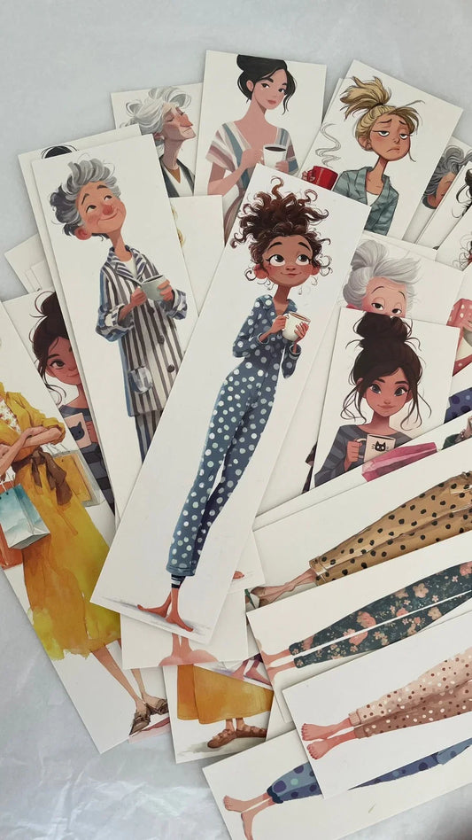 Illustrated bookmarks