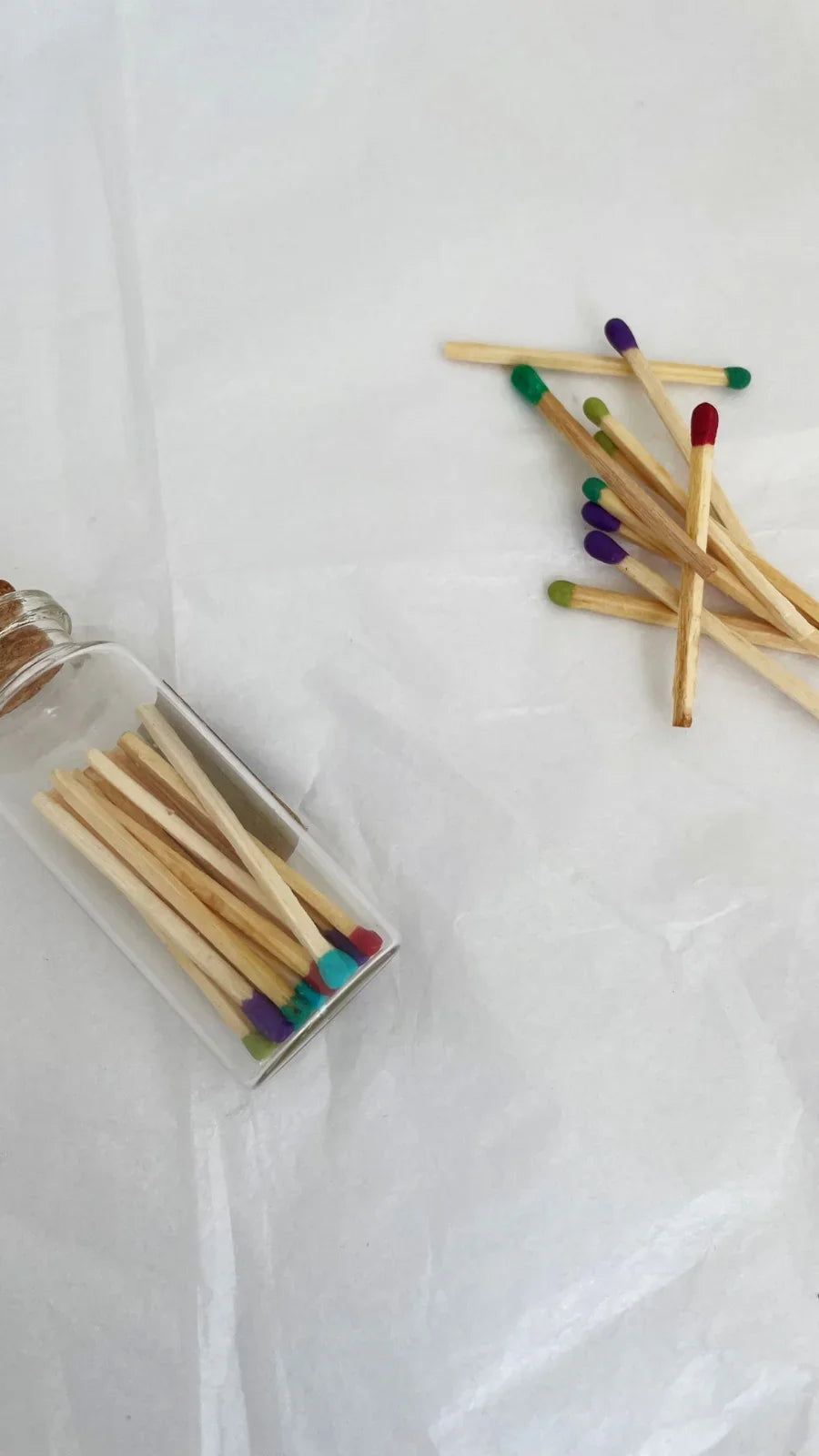 Mixed colored matches
