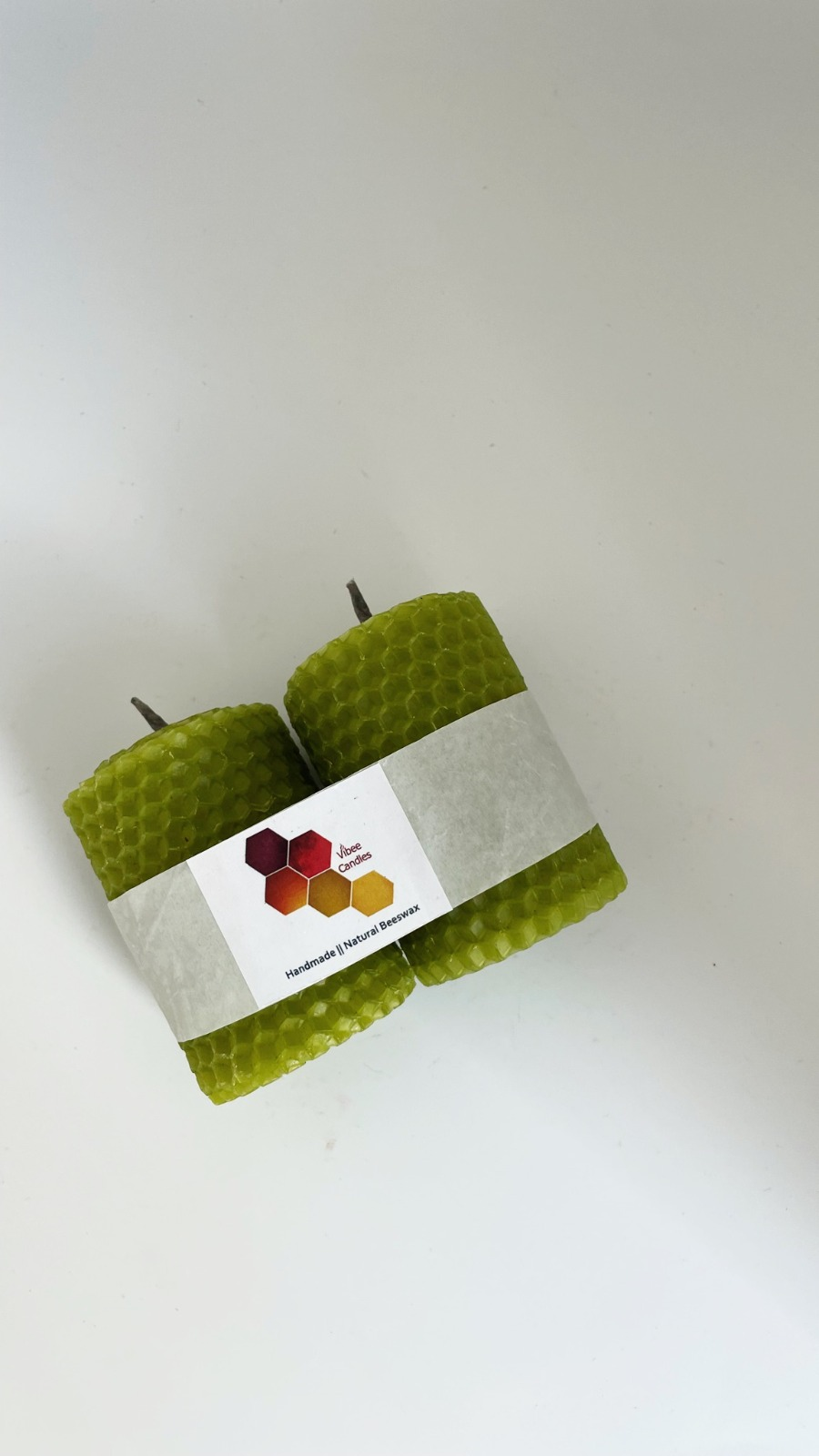 Pack velas color Oliva