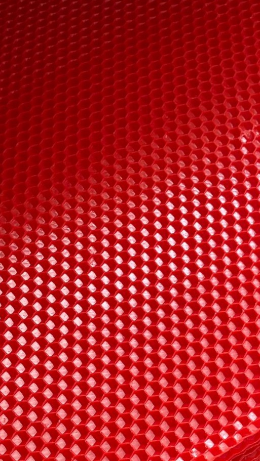 Láminas de Cera de color Rojo