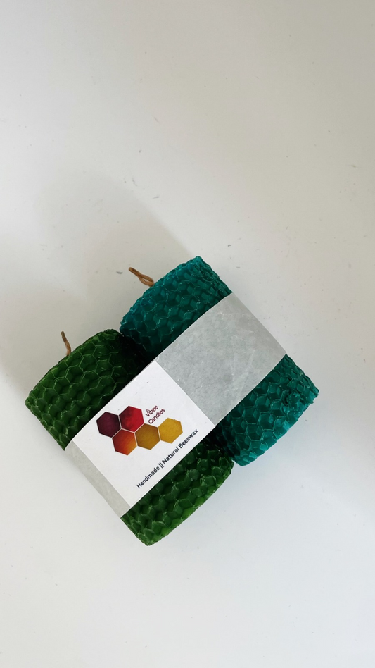 Pack velas color Verde y Emerald