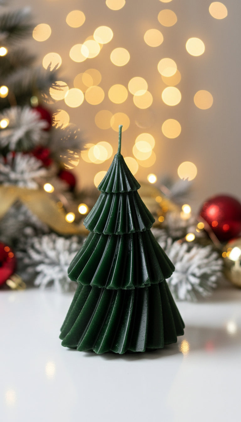 Vela Arbol de Navidad color Verde