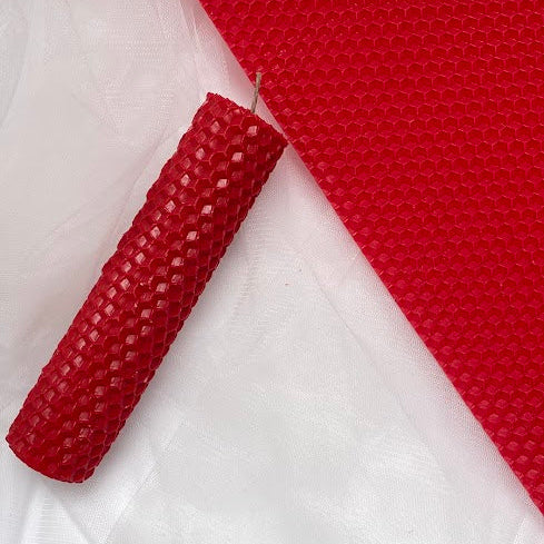 Láminas de Cera de color Rojo